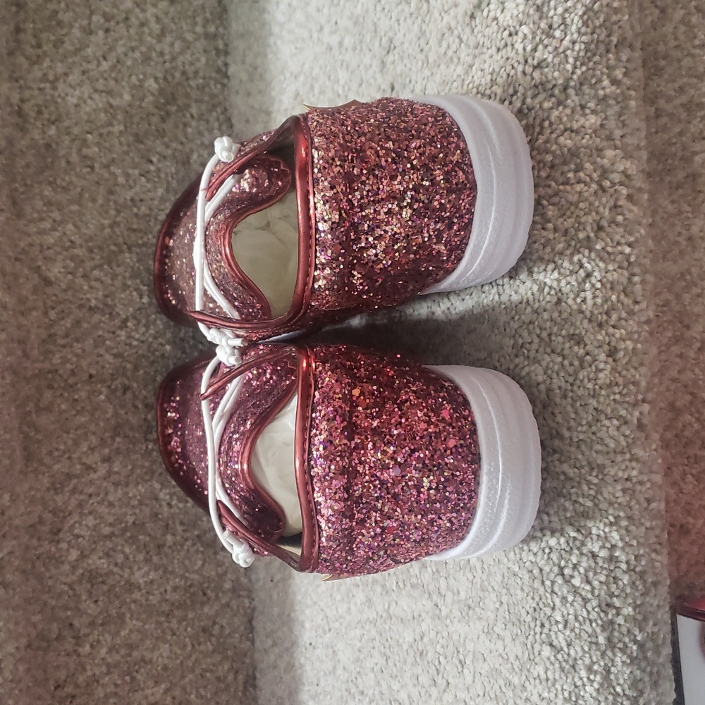 Maroon glitter shoes NIB Size 8 Only - Picture 9 of 10